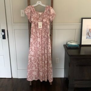 Bohme floral design midi dress